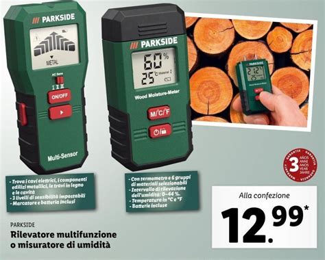 RILEVATORE MULTIFUNZIONE CON LASER PARKSIDE 